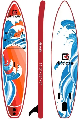 11.6ft/3.5m Wide SUP Board Inflatable paddle Double Layer Surfboard Inflat Surf stand up gonflable