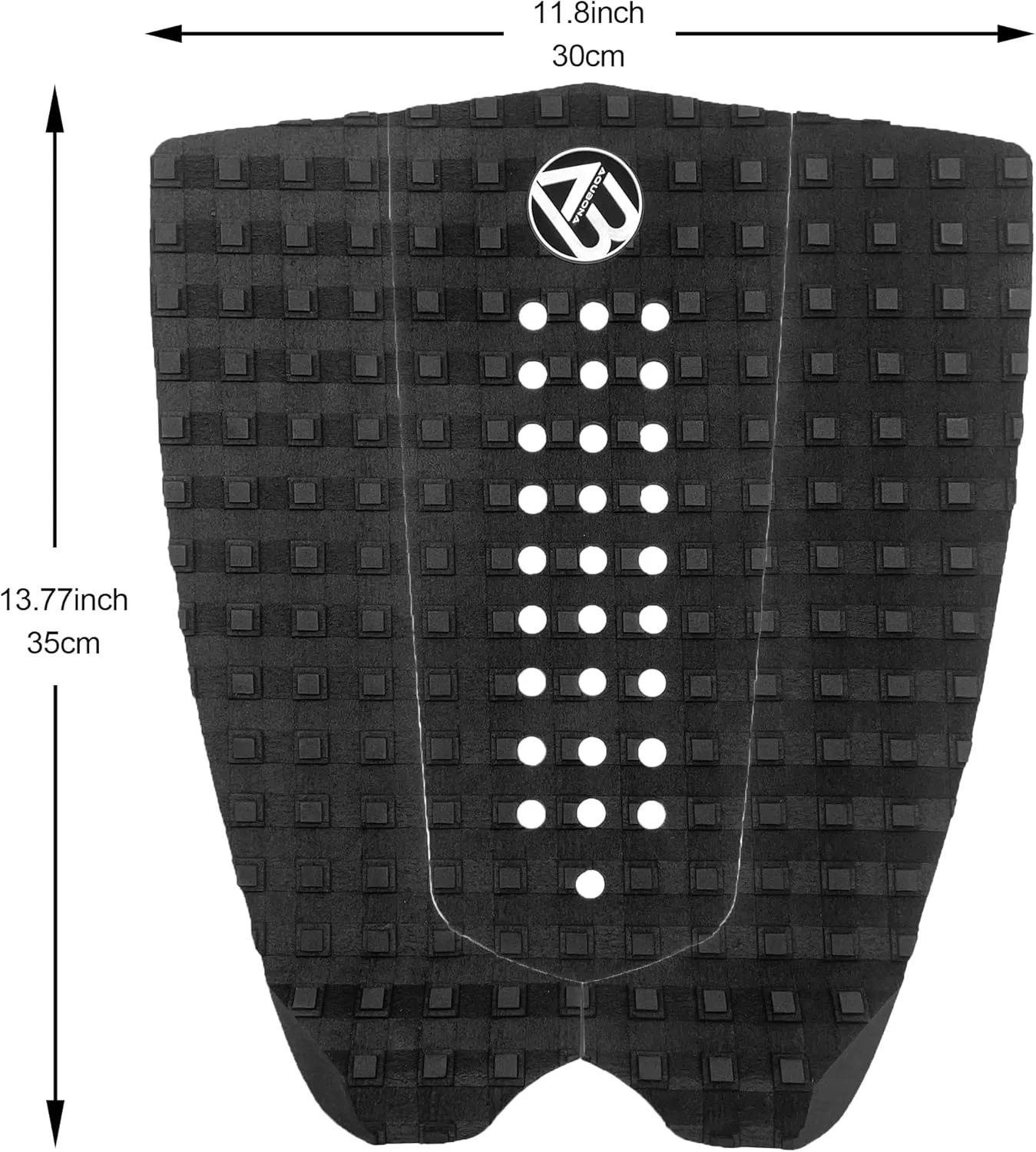3 Piece Stomp Pad Surfboard EVA Traction Pad Adhesive Professional Tail Pad/Applies All Boards - Surfboards, Shortboards, Longboards, Skimboards/Multiple Color Choices