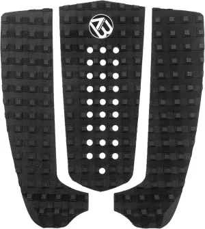 3 Piece Stomp Pad Surfboard EVA Traction Pad Adhesive Professional Tail Pad/Applies All Boards - Surfboards, Shortboards, Longboards, Skimboards/Multiple Color Choices