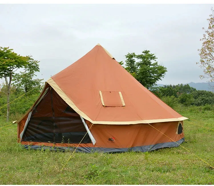 6 8 10 Person Mountaineering Car Glamping Yurt Family Sun Shelter Travel Awning Hiking Canopy Beach Relief Outdoor Camping Tent