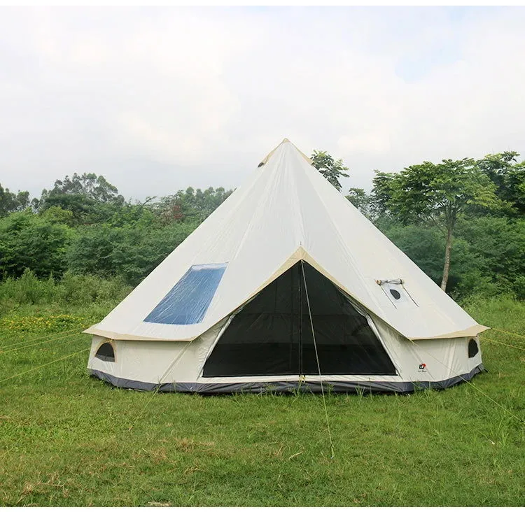 6 8 10 Person Mountaineering Car Glamping Yurt Family Sun Shelter Travel Awning Hiking Canopy Beach Relief Outdoor Camping Tent