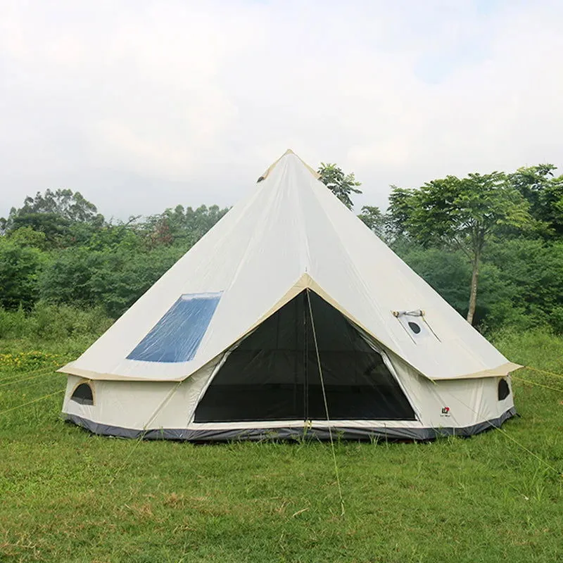6 8 10 Person Mountaineering Car Glamping Yurt Family Sun Shelter Travel Awning Hiking Canopy Beach Relief Outdoor Camping Tent