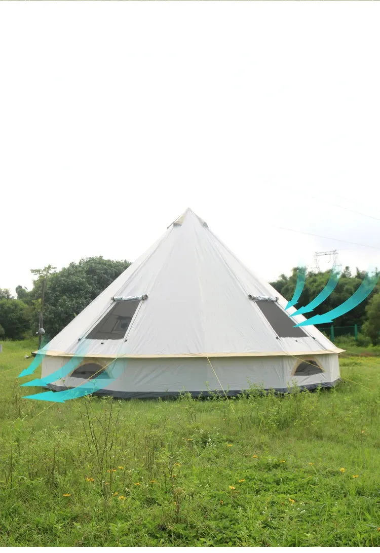 6 8 10 Person Mountaineering Car Glamping Yurt Family Sun Shelter Travel Awning Hiking Canopy Beach Relief Outdoor Camping Tent