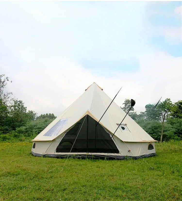 6 8 10 Person Mountaineering Car Glamping Yurt Family Sun Shelter Travel Awning Hiking Canopy Beach Relief Outdoor Camping Tent