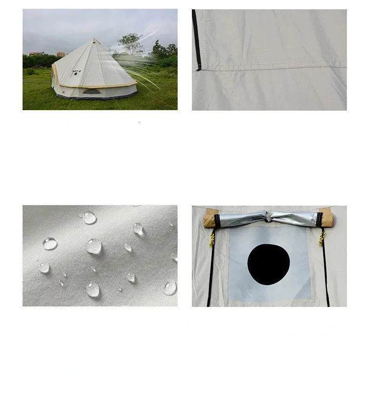 6 8 10 Person Mountaineering Car Glamping Yurt Family Sun Shelter Travel Awning Hiking Canopy Beach Relief Outdoor Camping Tent