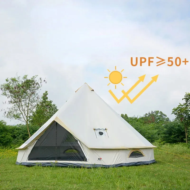 6 8 10 Person Mountaineering Car Glamping Yurt Family Sun Shelter Travel Awning Hiking Canopy Beach Relief Outdoor Camping Tent