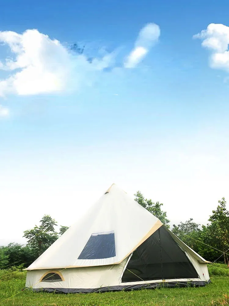 6 8 10 Person Mountaineering Car Glamping Yurt Family Sun Shelter Travel Awning Hiking Canopy Beach Relief Outdoor Camping Tent