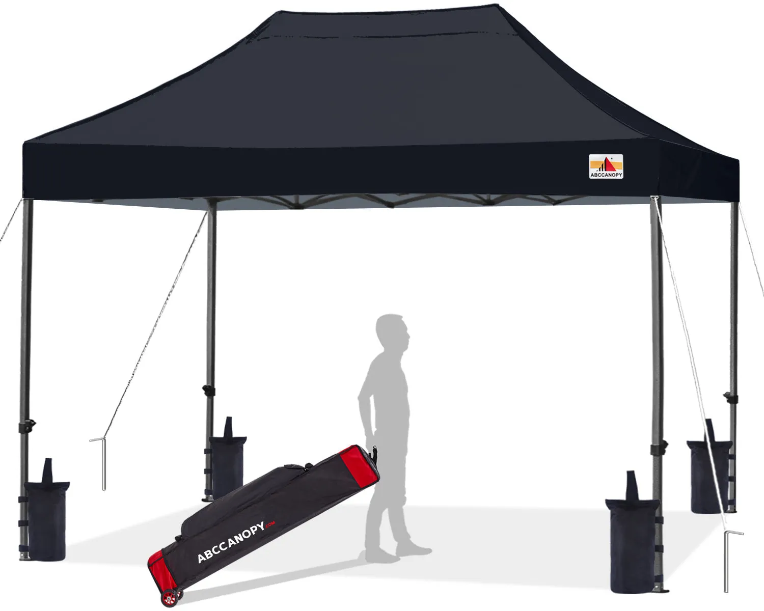 ABCCANOPY S1 Commercial Durable Easy Pop Up 8x8/8x12/8x16 Canopy Tent