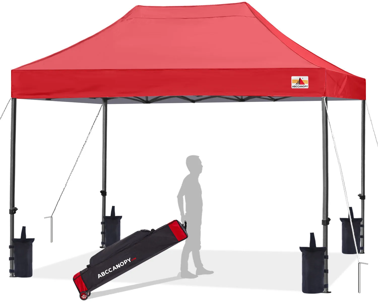 ABCCANOPY S1 Commercial Durable Easy Pop Up 8x8/8x12/8x16 Canopy Tent