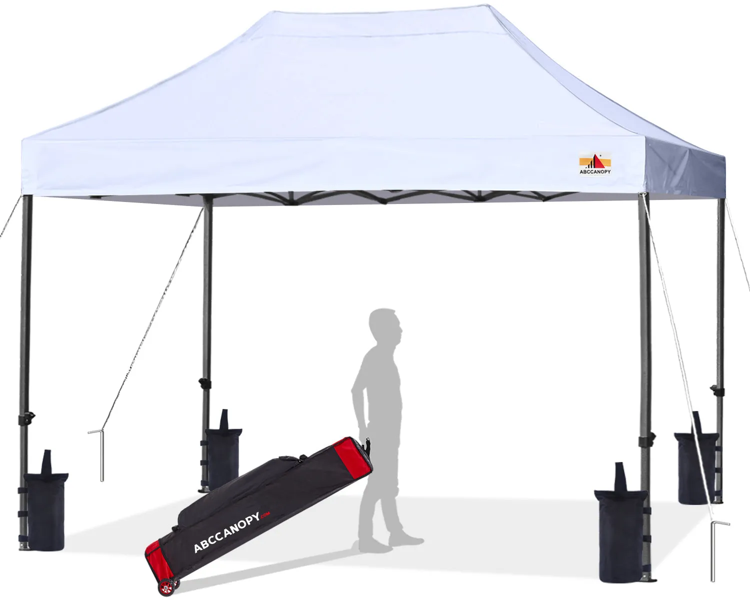 ABCCANOPY S1 Commercial Durable Easy Pop Up 8x8/8x12/8x16 Canopy Tent