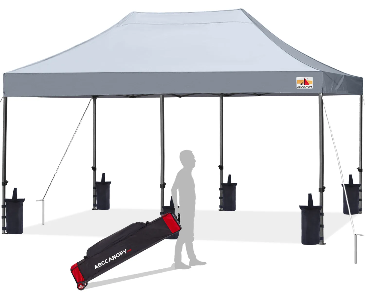 ABCCANOPY S1 Commercial Durable Easy Pop Up 8x8/8x12/8x16 Canopy Tent