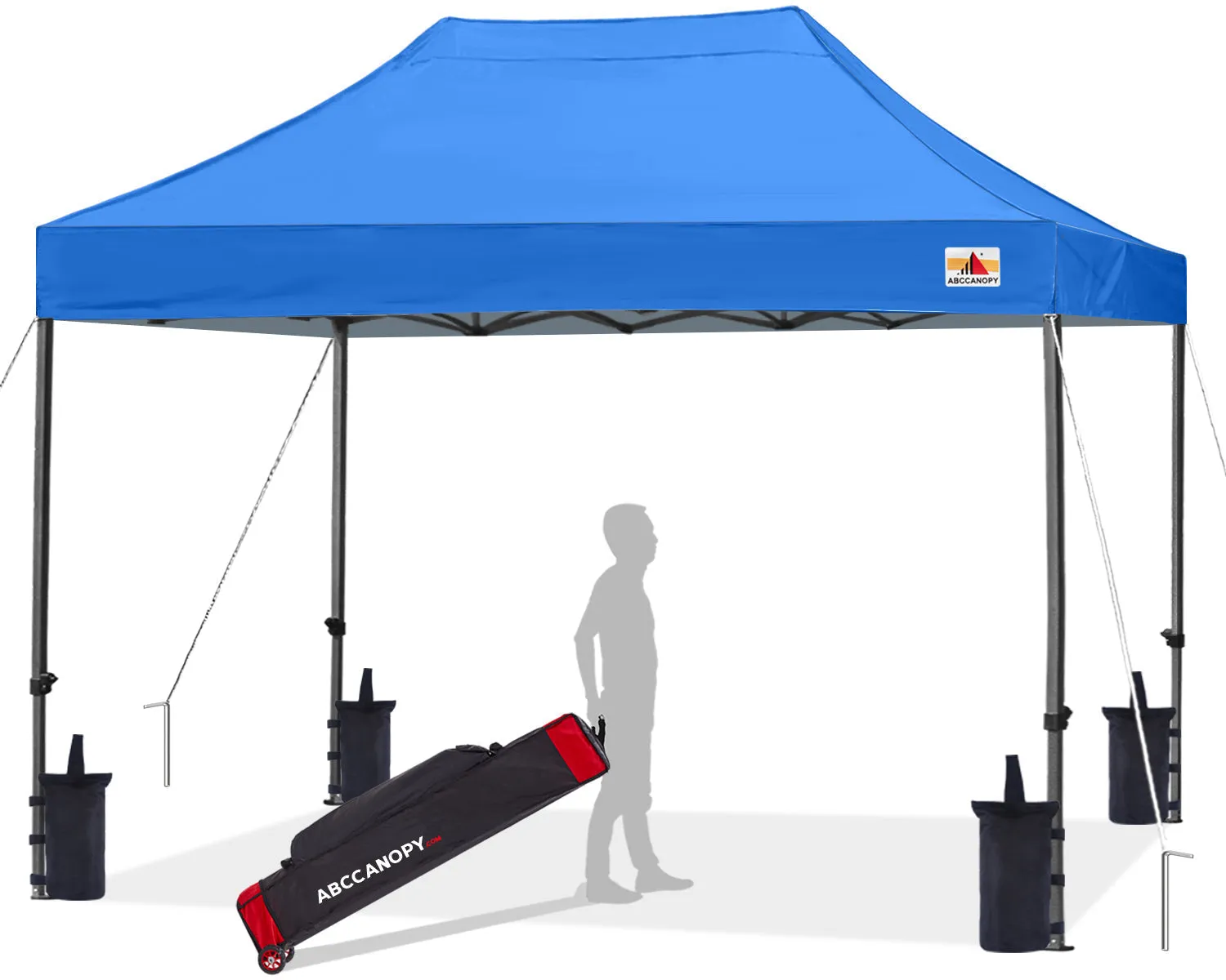 ABCCANOPY S1 Commercial Durable Easy Pop Up 8x8/8x12/8x16 Canopy Tent