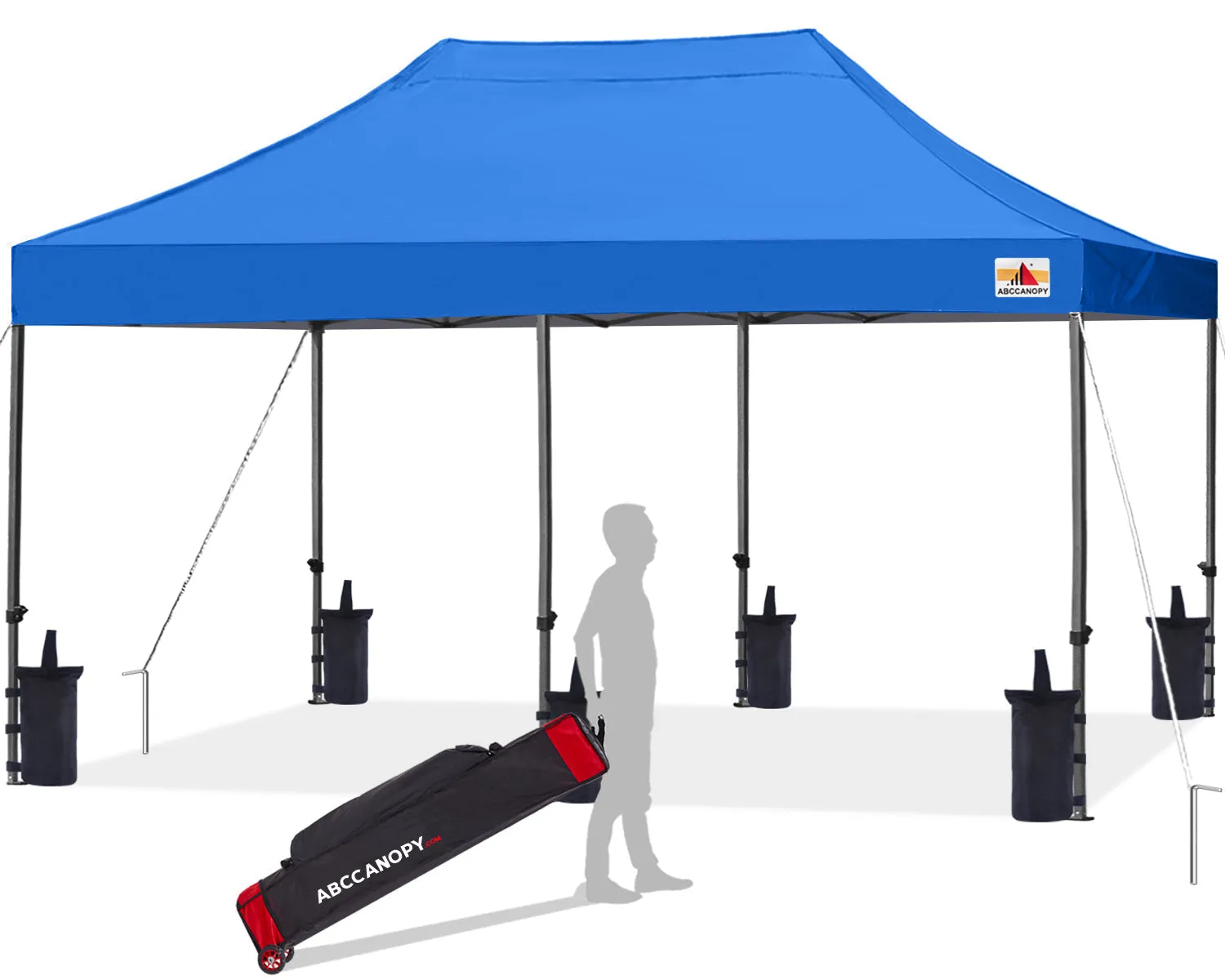 ABCCANOPY S1 Commercial Durable Easy Pop Up 8x8/8x12/8x16 Canopy Tent