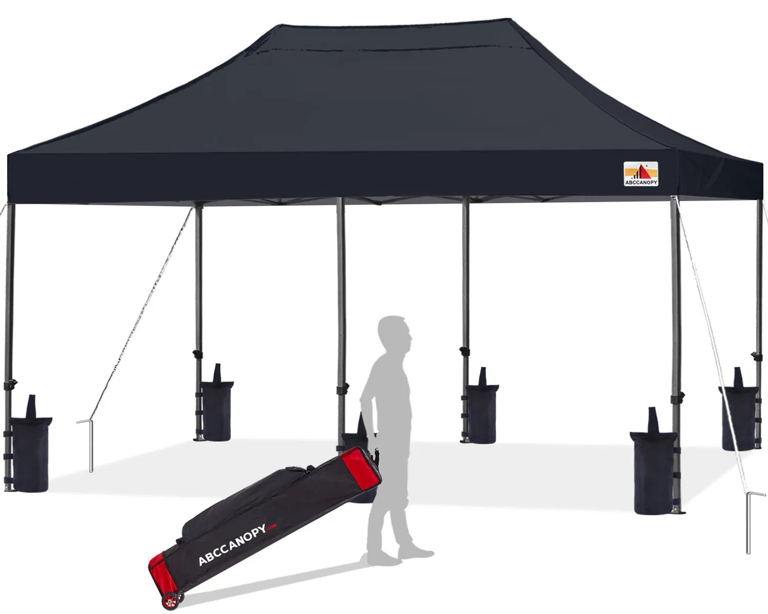 ABCCANOPY S1 Commercial Durable Easy Pop Up 8x8/8x12/8x16 Canopy Tent