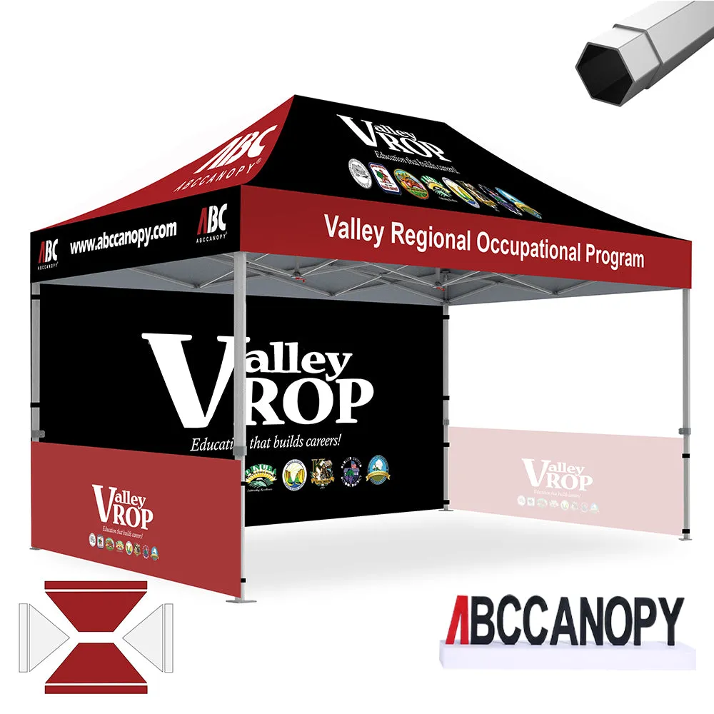 ABCCANOPY S1 S2 Premium 10x10/10x15/10x20 Custom Canopy (Brand Union)