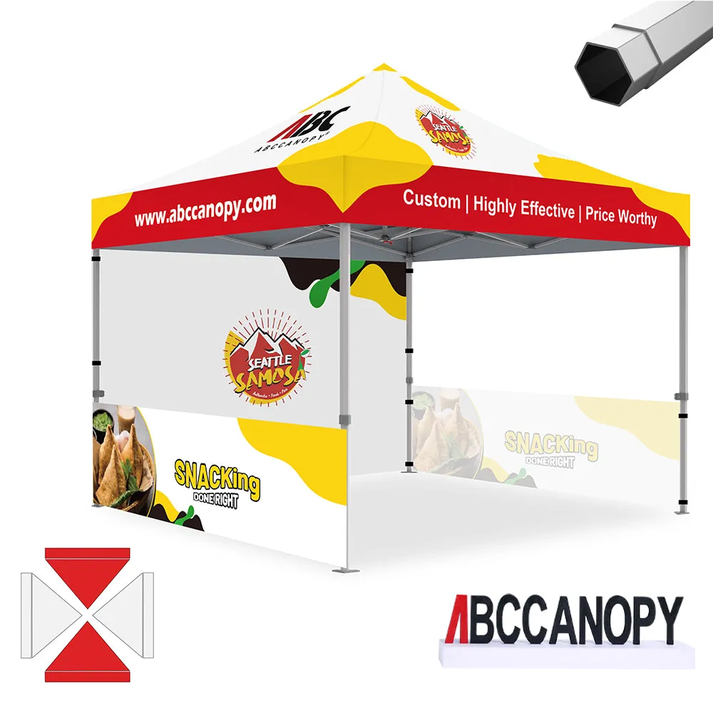 ABCCANOPY S1 S2 Premium 10x10/10x15/10x20 Custom Canopy (Brand Union)