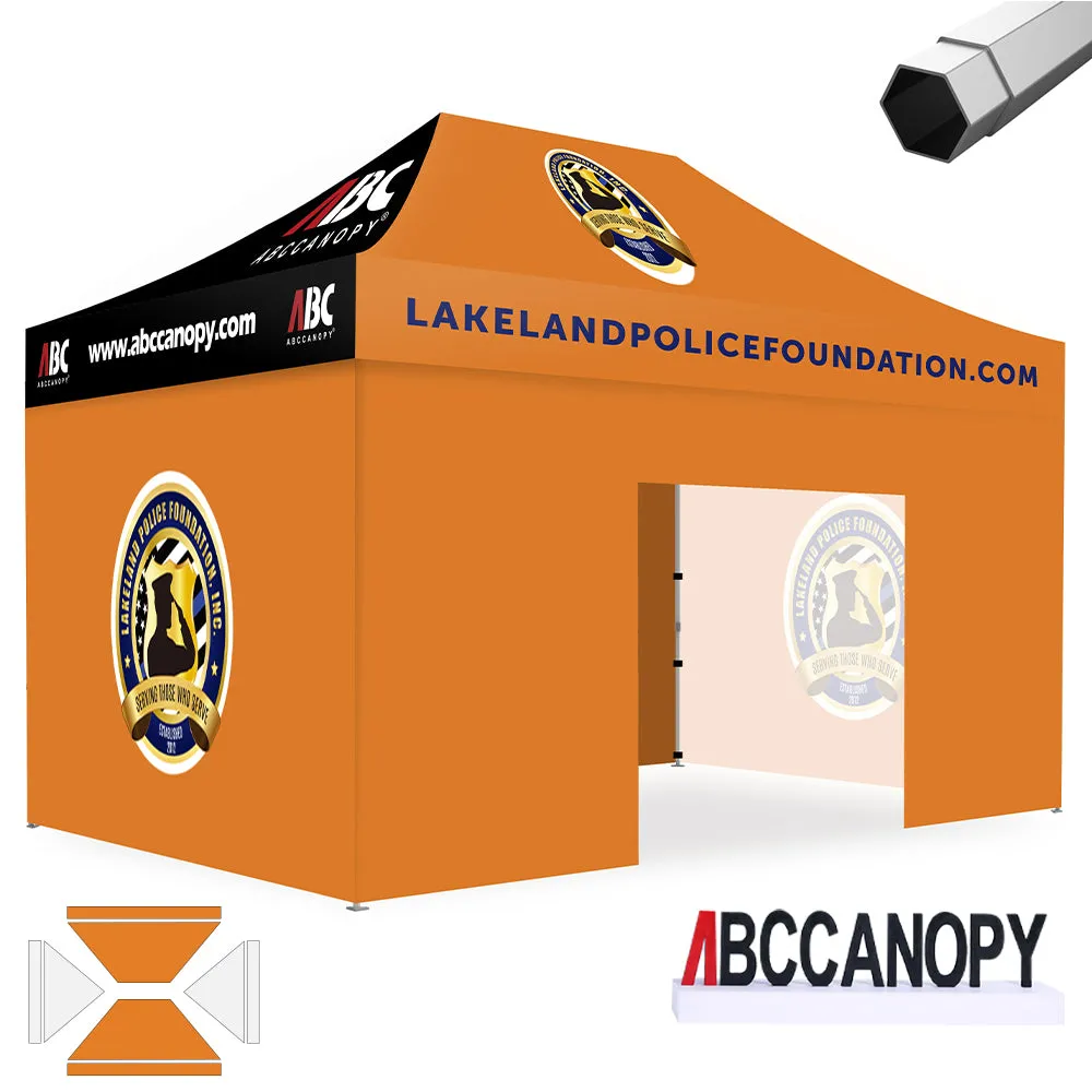 ABCCANOPY S1 S2 Premium 10x10/10x15/10x20 Custom Canopy (Brand Union)