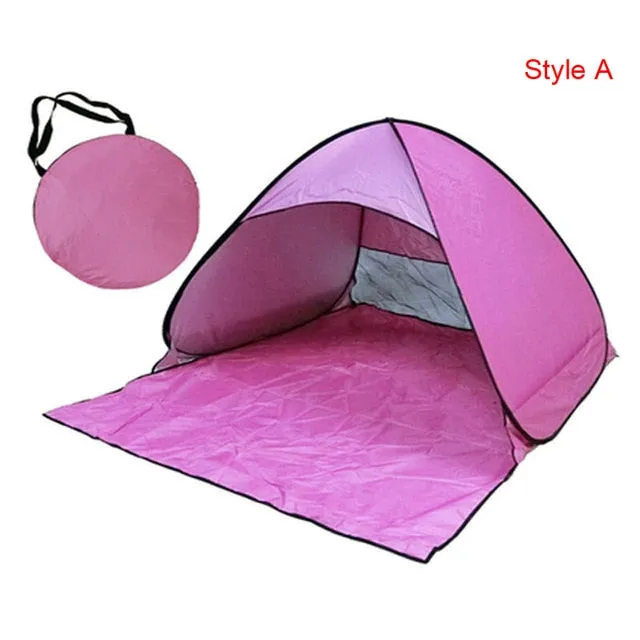 Automatic Sun Shelters Beach Tent UV Protection Pop Up Tents Sun Shade Awning Camping Outdoor Hiking Travel Shelter X318B