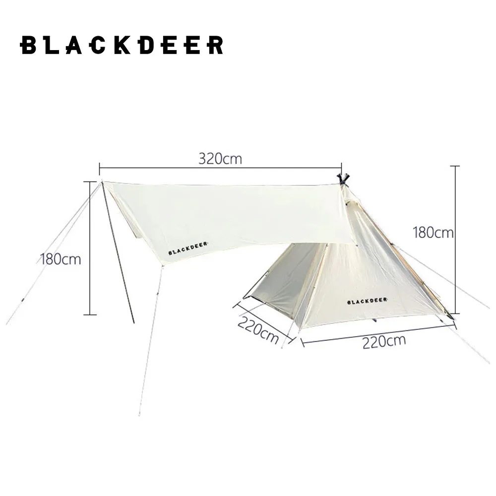 Blackdeer Dreamland Teepee Tent With Tarp
