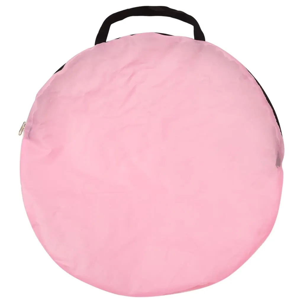 Children Play Tent with 250 Balls Pink 100x100x127 cm