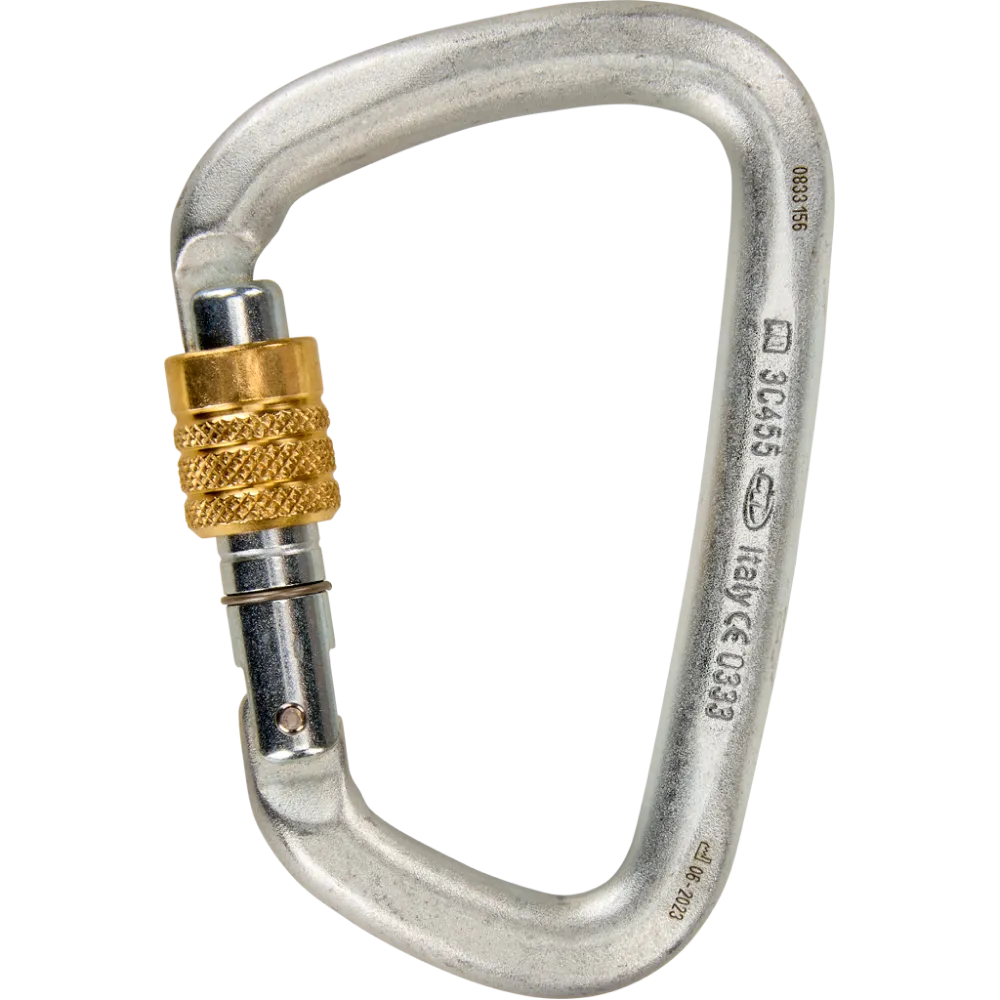 Climbing Technology Large Steel Screwgate Karabiner  3C455