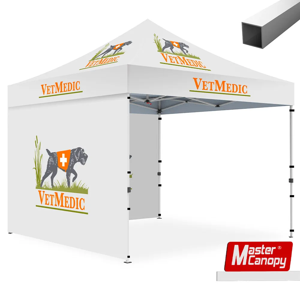 Commercial Series- Custom 10x10 Deluxe Easy Pop-up Personalized Canopy Tent