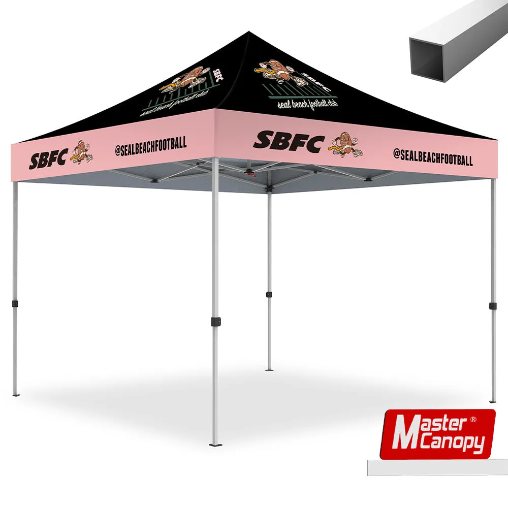 Commercial Series- Custom 10x10 Deluxe Easy Pop-up Personalized Canopy Tent
