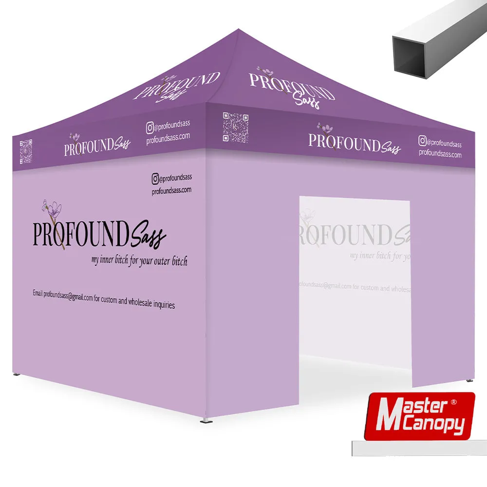 Commercial Series- Custom 10x10 Deluxe Easy Pop-up Personalized Canopy Tent
