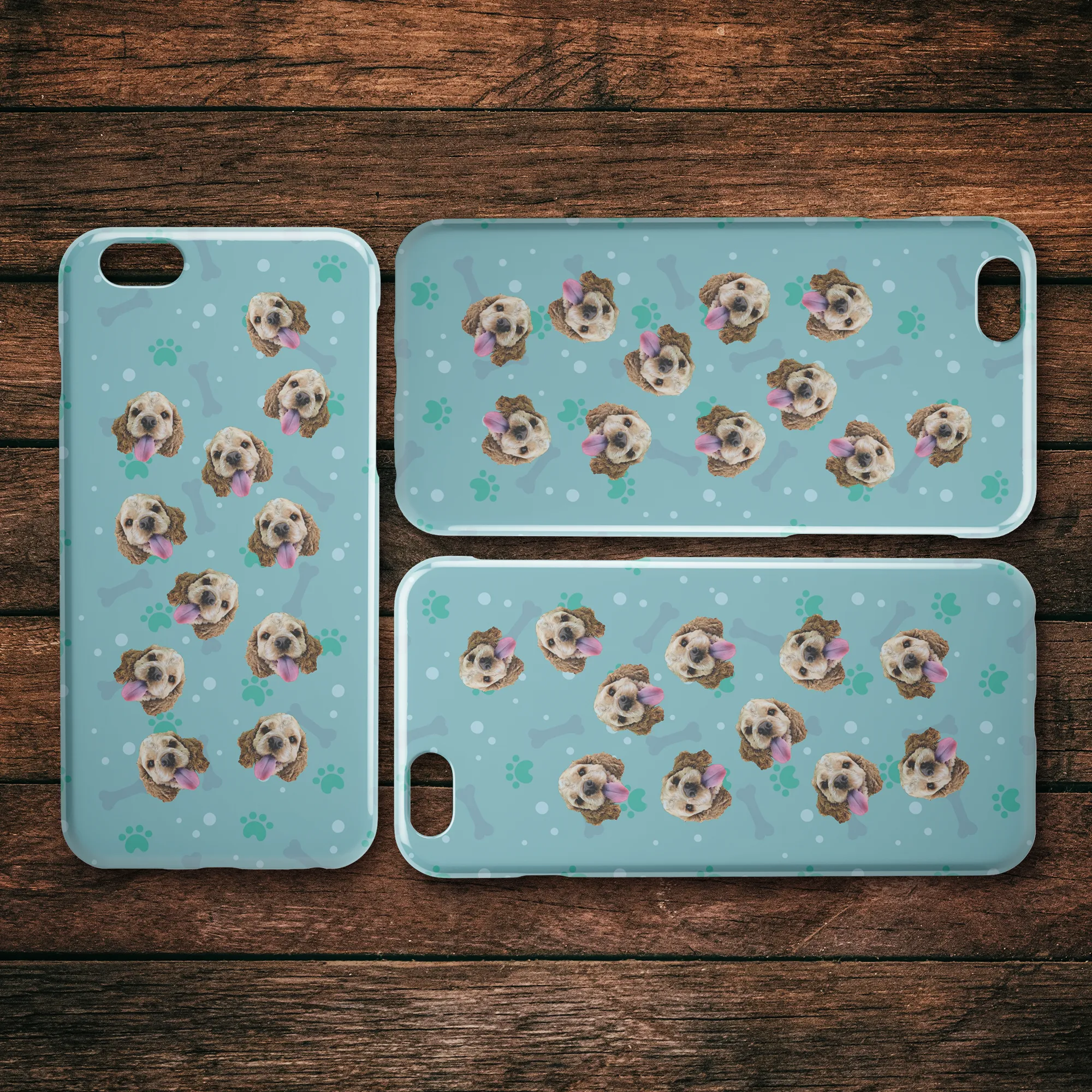 Custom Dog Faces iPhone Case