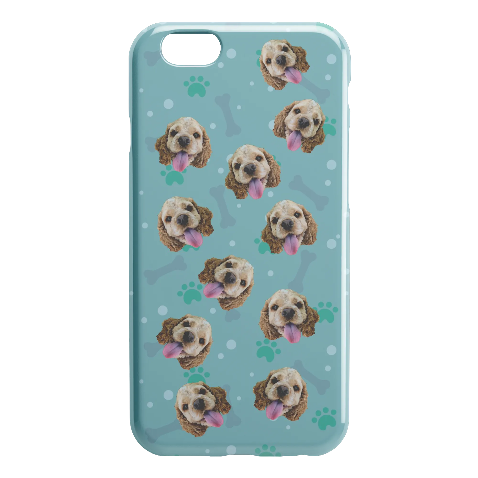 Custom Dog Faces iPhone Case