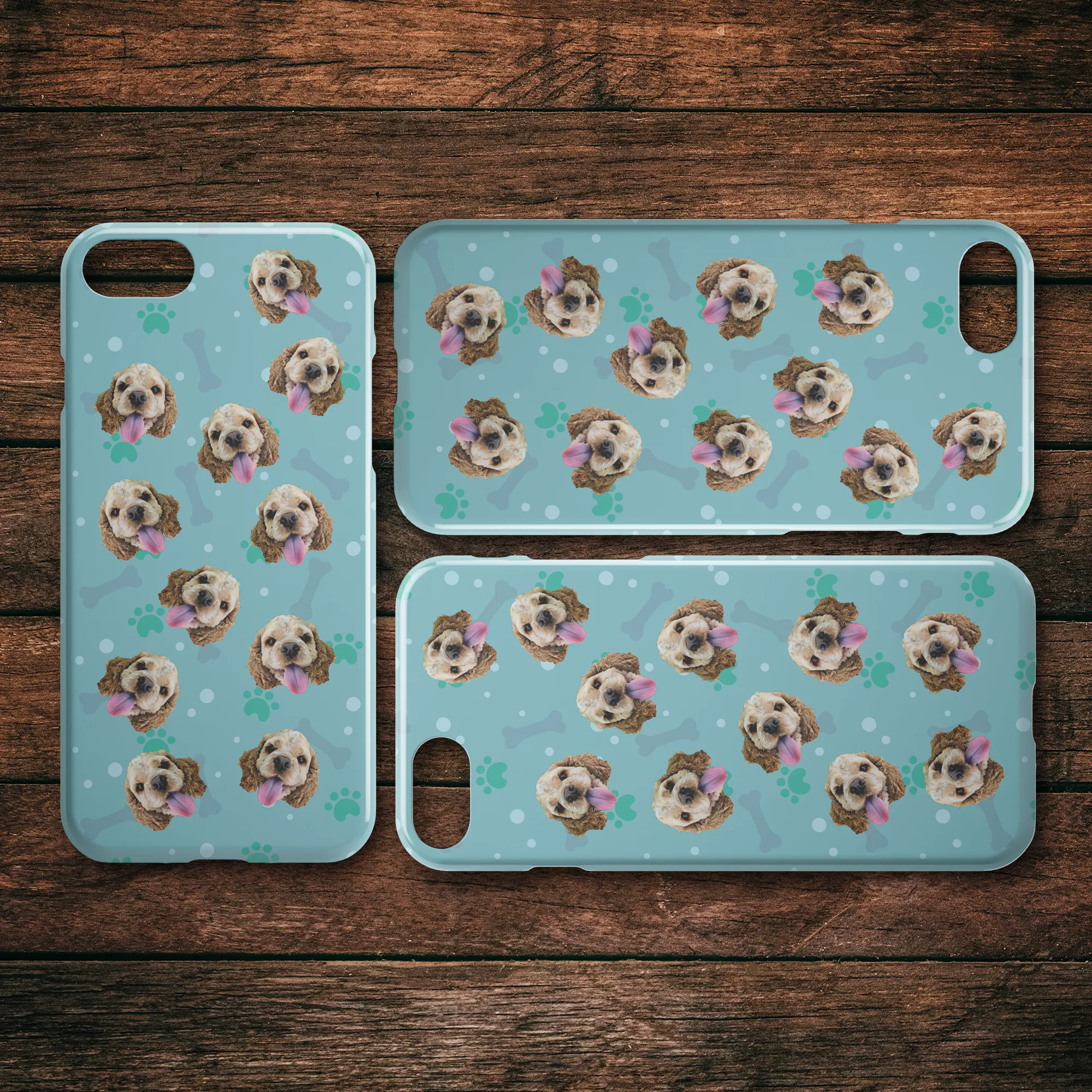 Custom Dog Faces iPhone Case