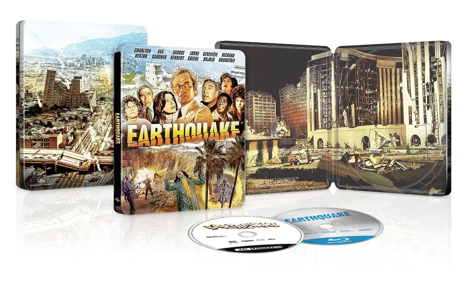 Earthquake - Limited Edition Steelbook 4K Ultra HD   Blu-ray   Digital