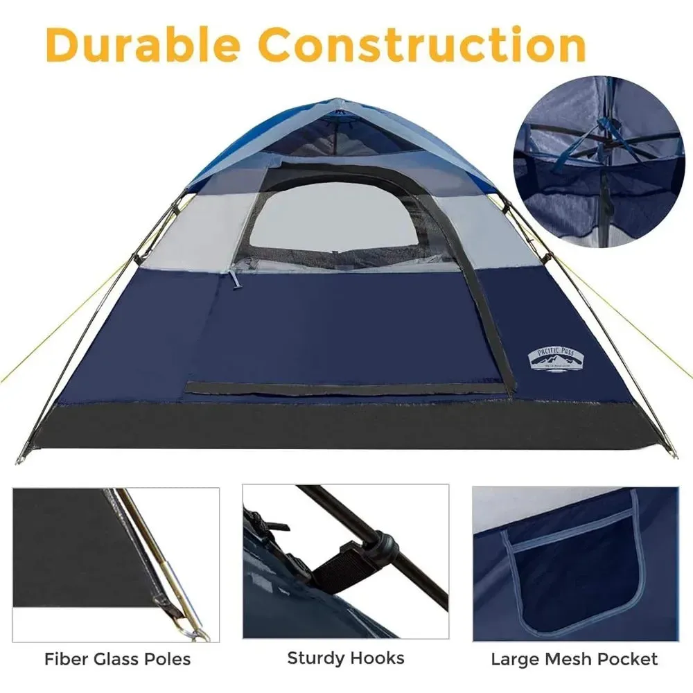 Easy Setup for Camp Outdoor Naturehike Tent 4/6 Person Family Dome Tent with Removable Rain Fly Cool Camping Gear