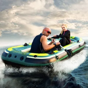 Fishing Boats for Adults 2 Person, Inflatable Boat for Kids with Paddles, Inflatable Rafts for Fishing,Dinghy Kayak Rafts Raft Inflatable Kayak