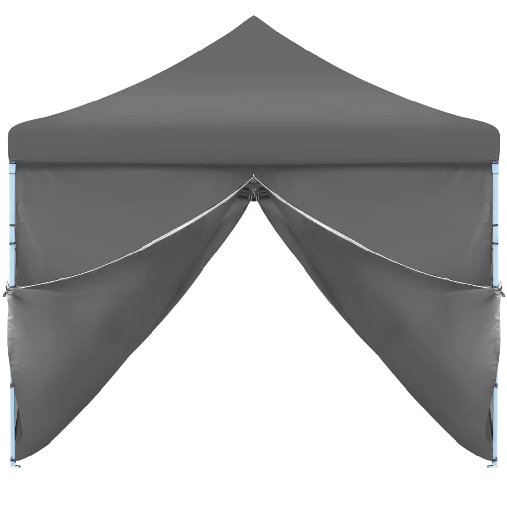 Folding Pop-up Party Tent with 8 Sidewalls 3x9 m Anthracite