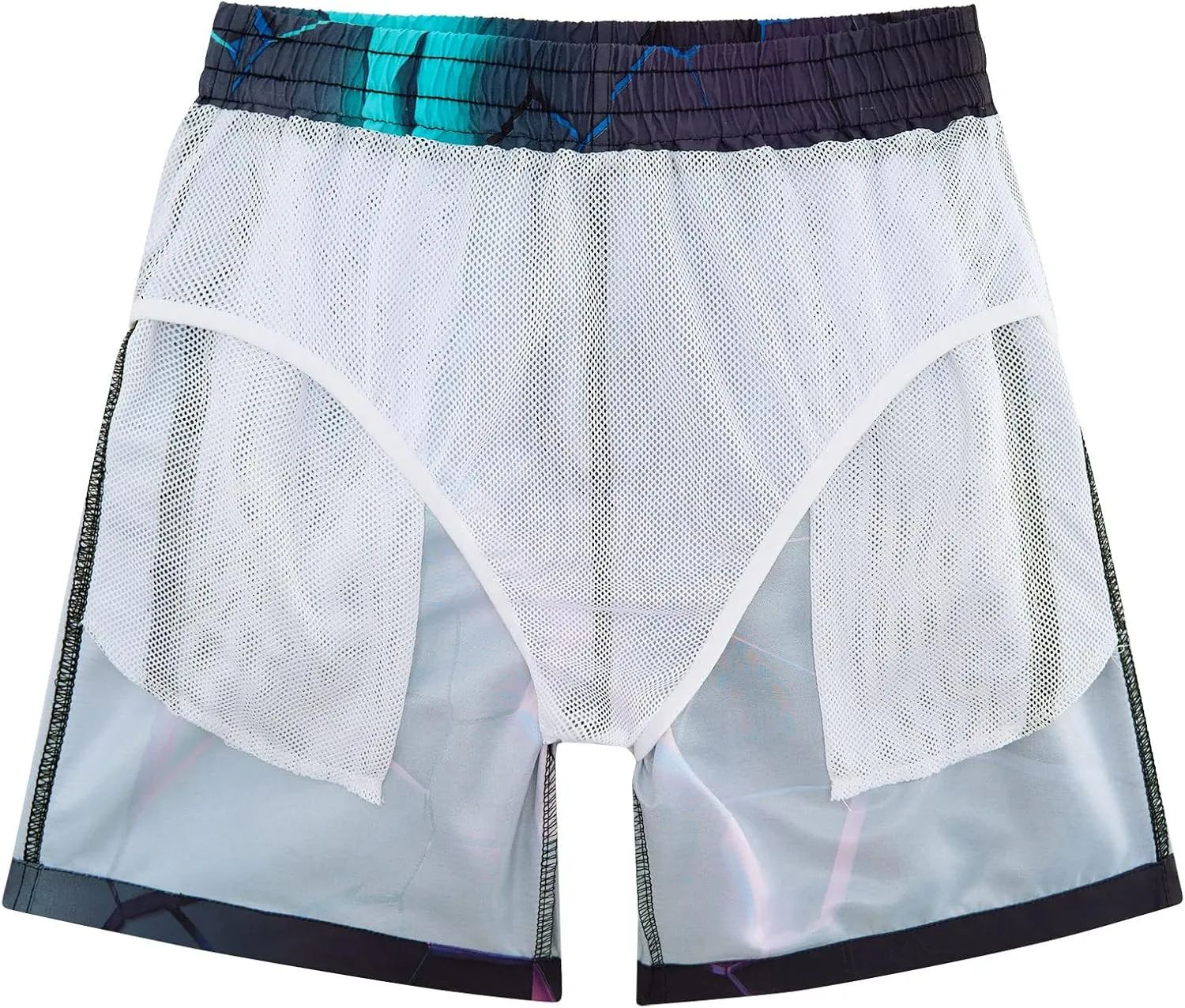 Idgreatim Teens Boys Swim Trunks Quick Dry Beach Swimwear UPF 50  Board Shorts with Mesh Lining 6-14 Years