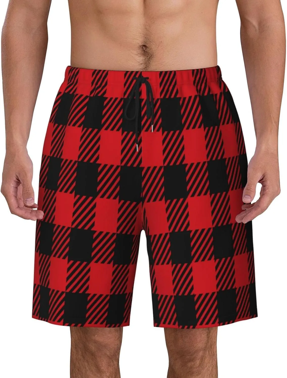 Mens Swim Trunks with Mesh Lining,9 Inch Quick Dry Board Shorts Bathing Suit Swimsuit Beach Pants Swimwear