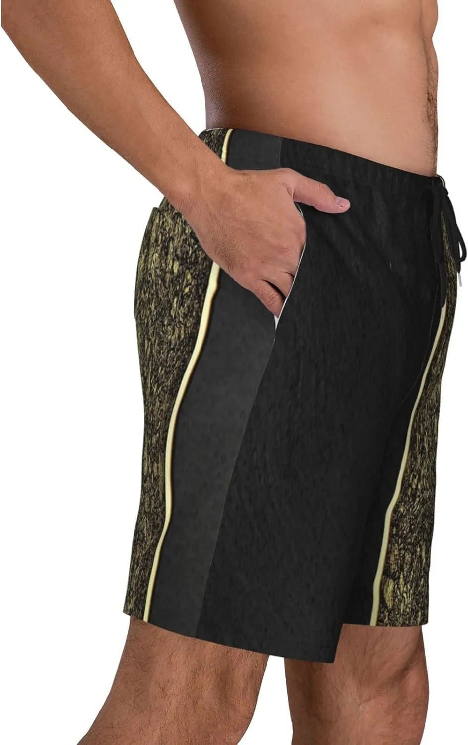 Mens Swim Trunks with Mesh Lining,9 Inch Quick Dry Board Shorts Bathing Suit Swimsuit Beach Pants Swimwear