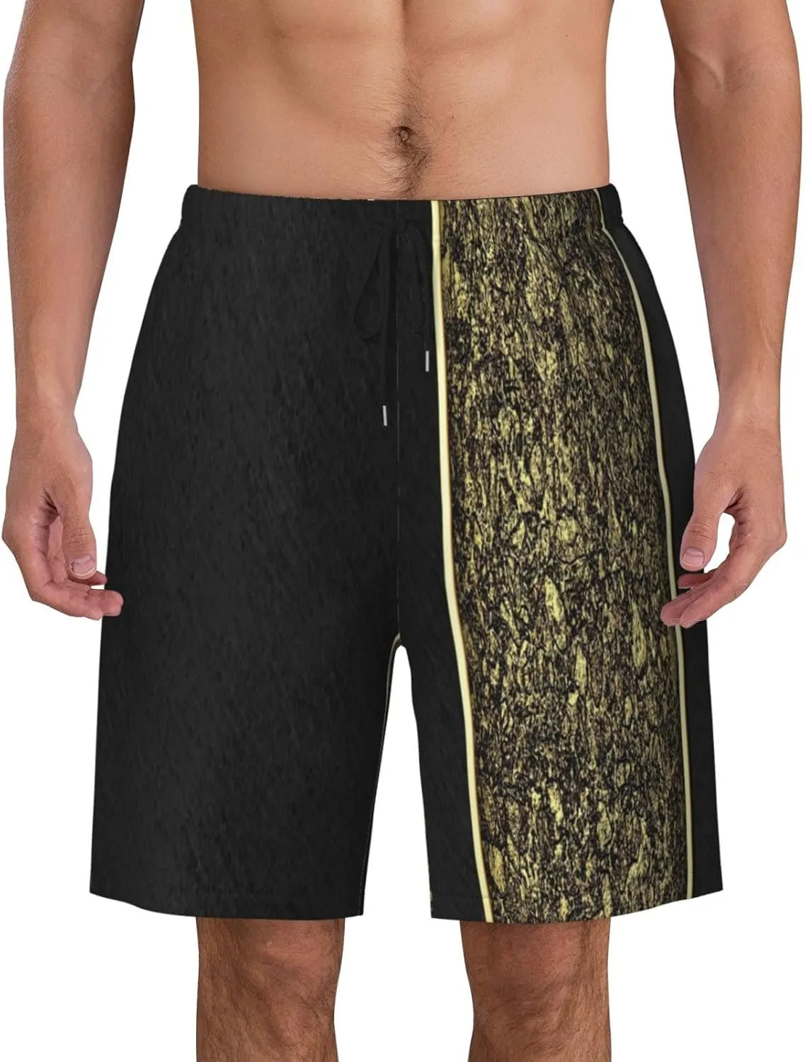 Mens Swim Trunks with Mesh Lining,9 Inch Quick Dry Board Shorts Bathing Suit Swimsuit Beach Pants Swimwear