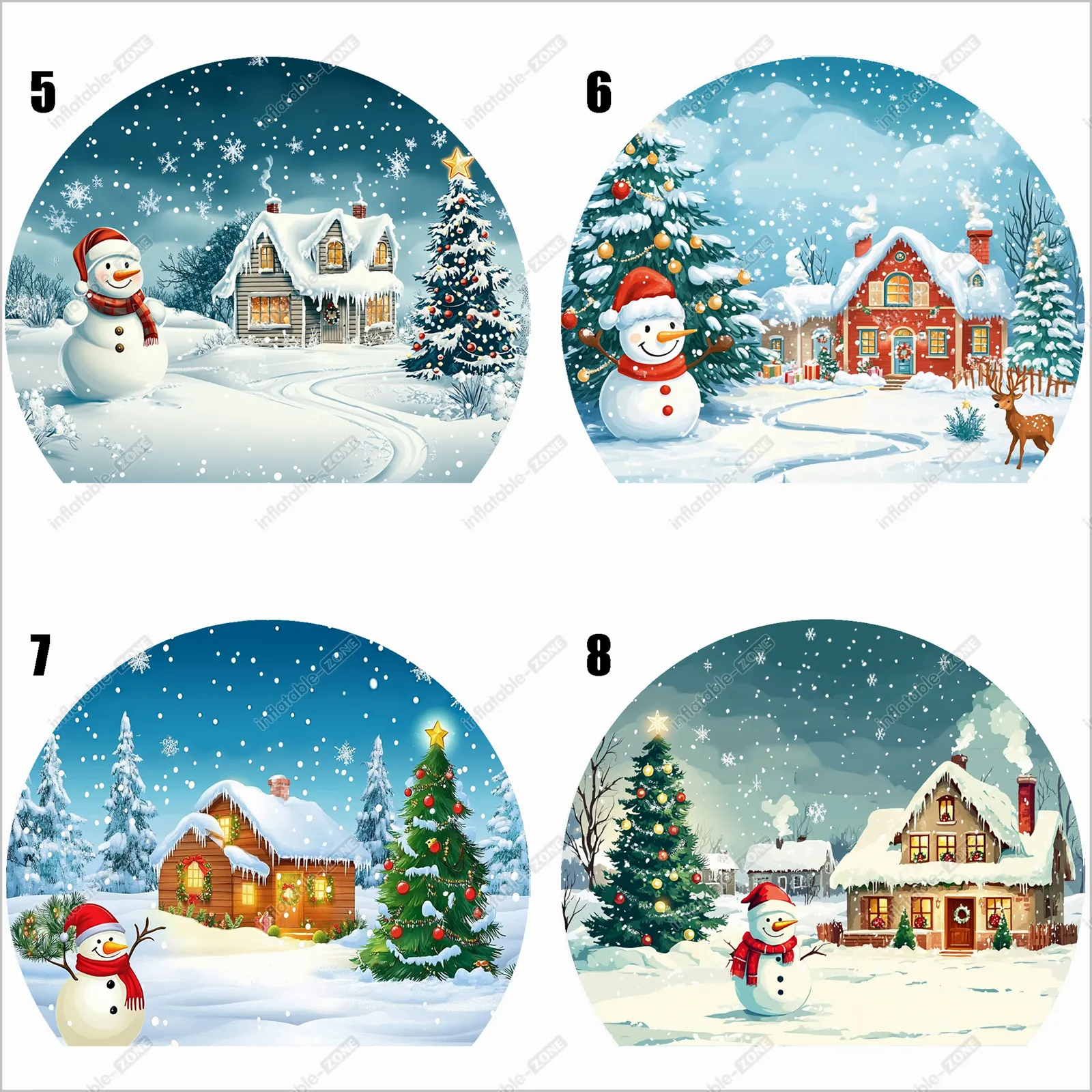 Merry Christmas Snow Globe Inflatable Indoor Park Custom Snow Globe Clear Igloo Tent For Backyard Party
