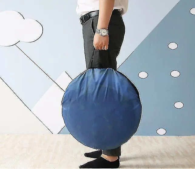 Ocean Ball Pool Tunnel Indoor Home Play House Baby Toy House Children Tent Blue