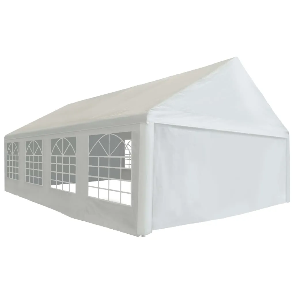 Party Tent PE 5x8 m White