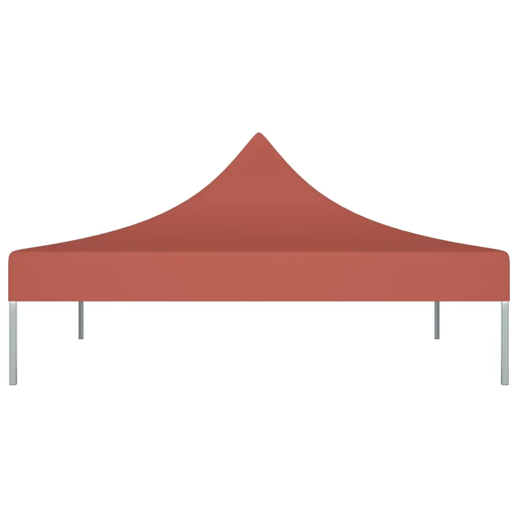 Party Tent Roof 2x2 m Terracotta 270 g/m²