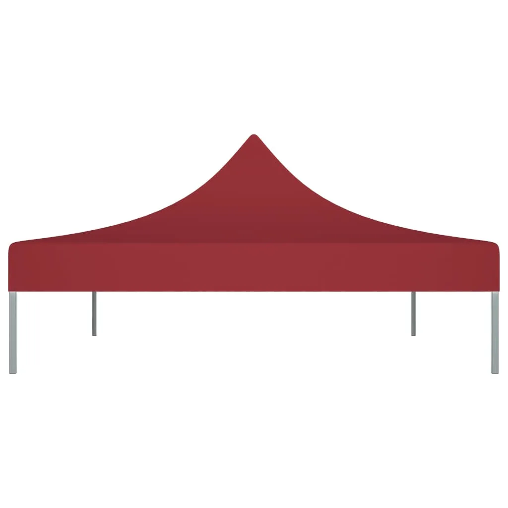 Party Tent Roof 4.5x3 m Burgundy 270 g/m²