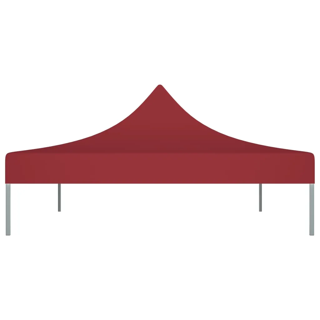 Party Tent Roof 4x3 m Burgundy 270 g/m²