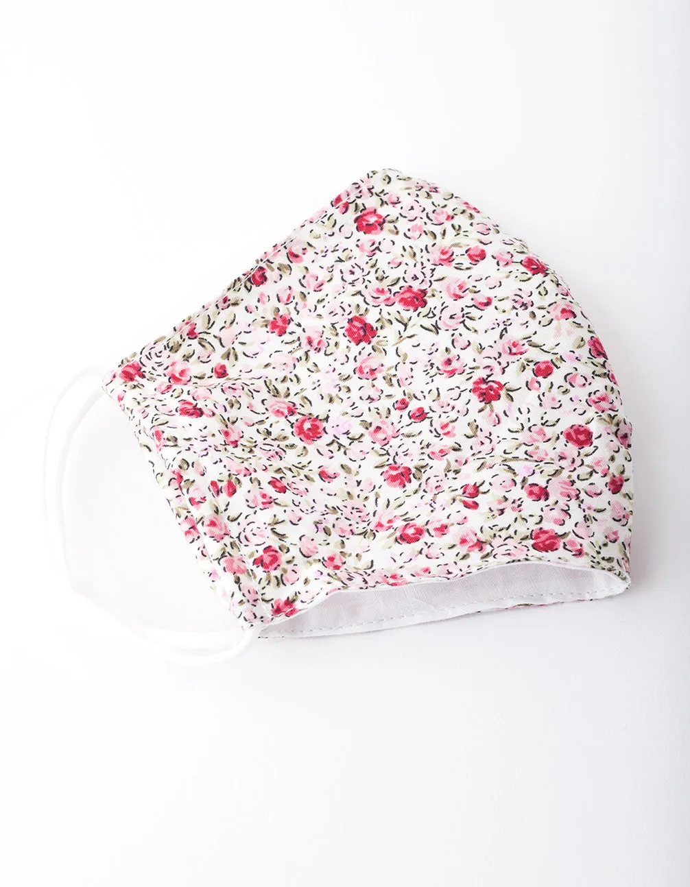 Pink Floral Print Face Mask