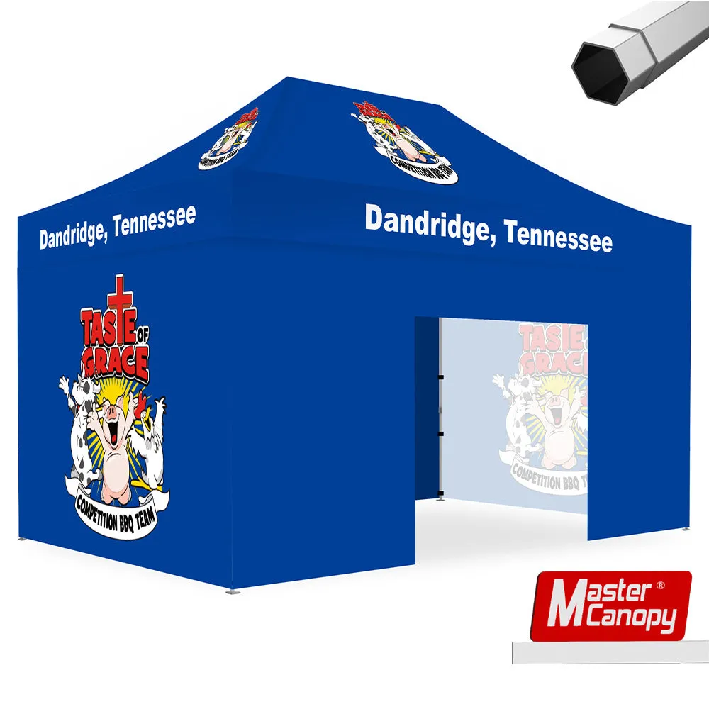 Premium Series- Custom 10x15 Heavy Duty Pop-up Personalized Canopy Tent