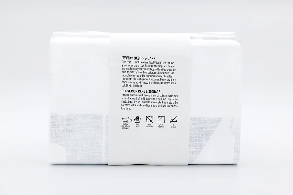 Prepackaged Tyvek Ground Cloth 3'X9'