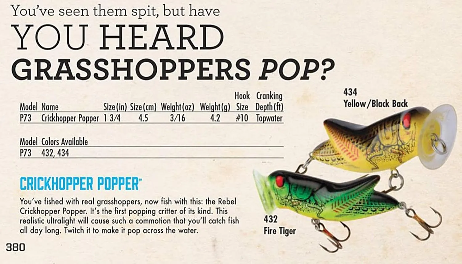 Rebel Crickhopper Popper
