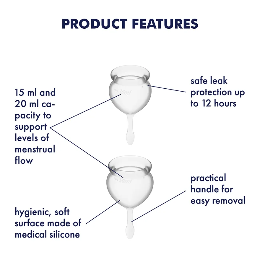 Satisfyer - Feel Good Menstrual Cup Set